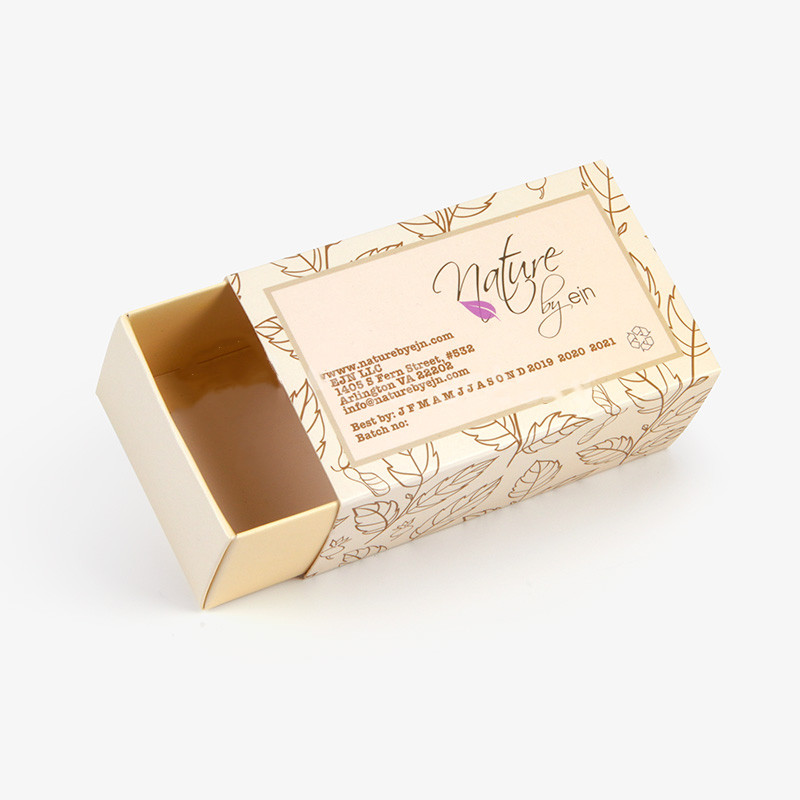 Cajas de embalaje de cosméticos deslizantes / cajones