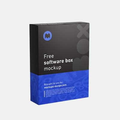 Embalaje de cajas de software personalizado