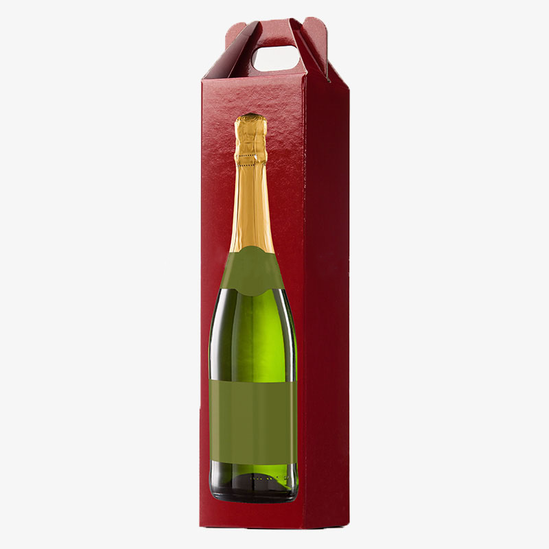 Embalaje de caja de regalo de champán