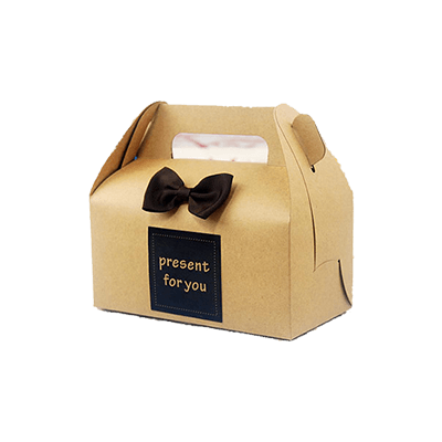 Cajas de panadería marrón personalizadas