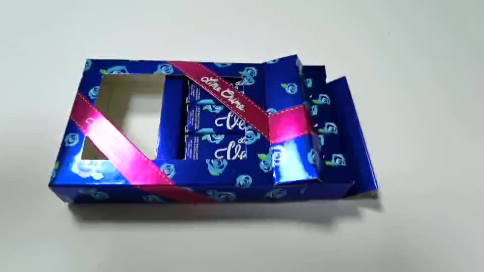 caja de embalaje de barra de chocolate personalizada