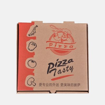 Caja de pizza corrugada personalizada al por mayor
