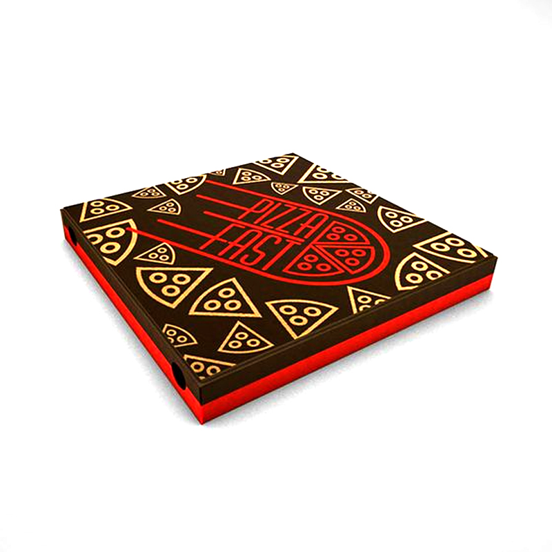 Cajas de embalaje de pizza de cartón impresas personalizadas
