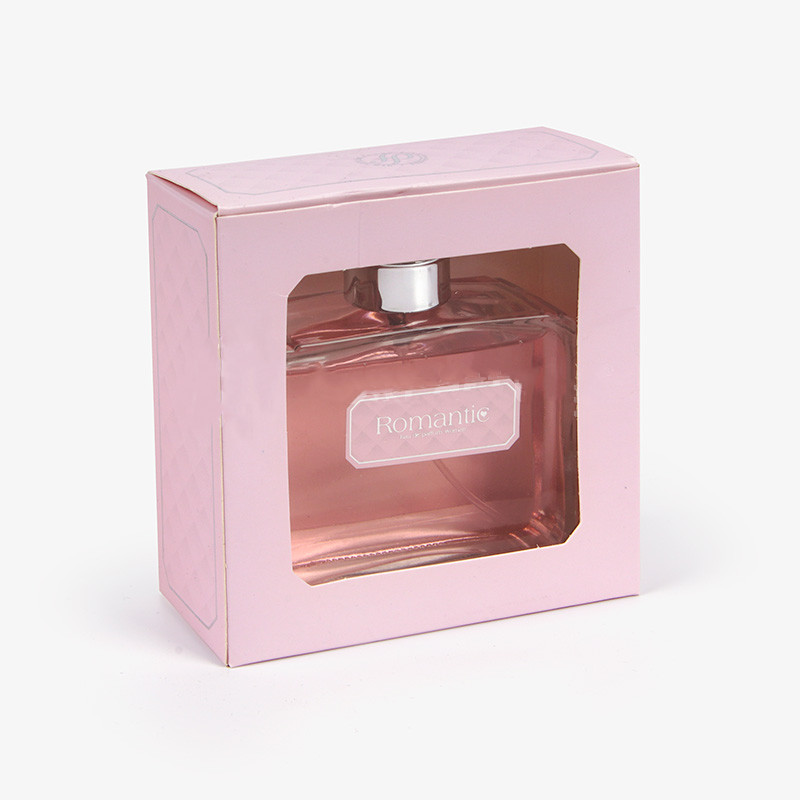 Caja de perfume personalizada con ventana